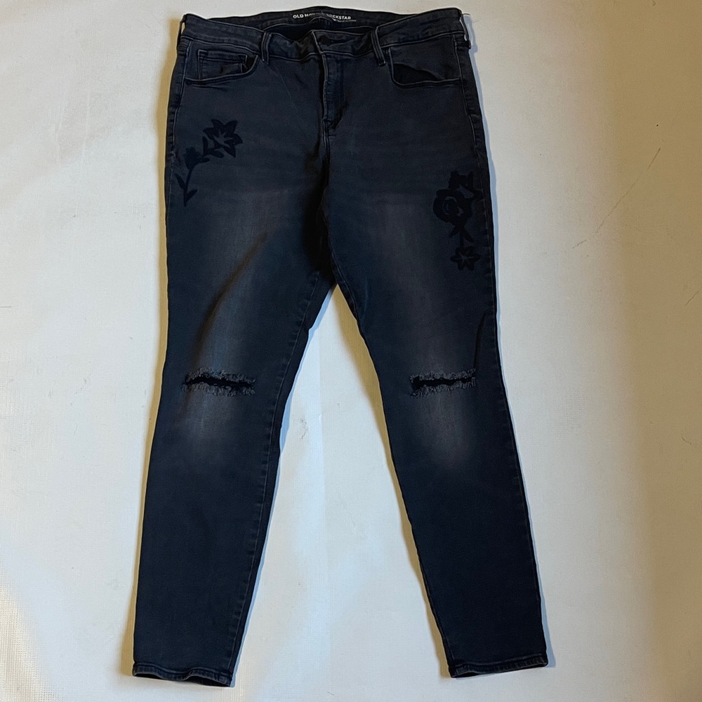 Old Navy Rockstar Jeans Mid-Rise Size 14